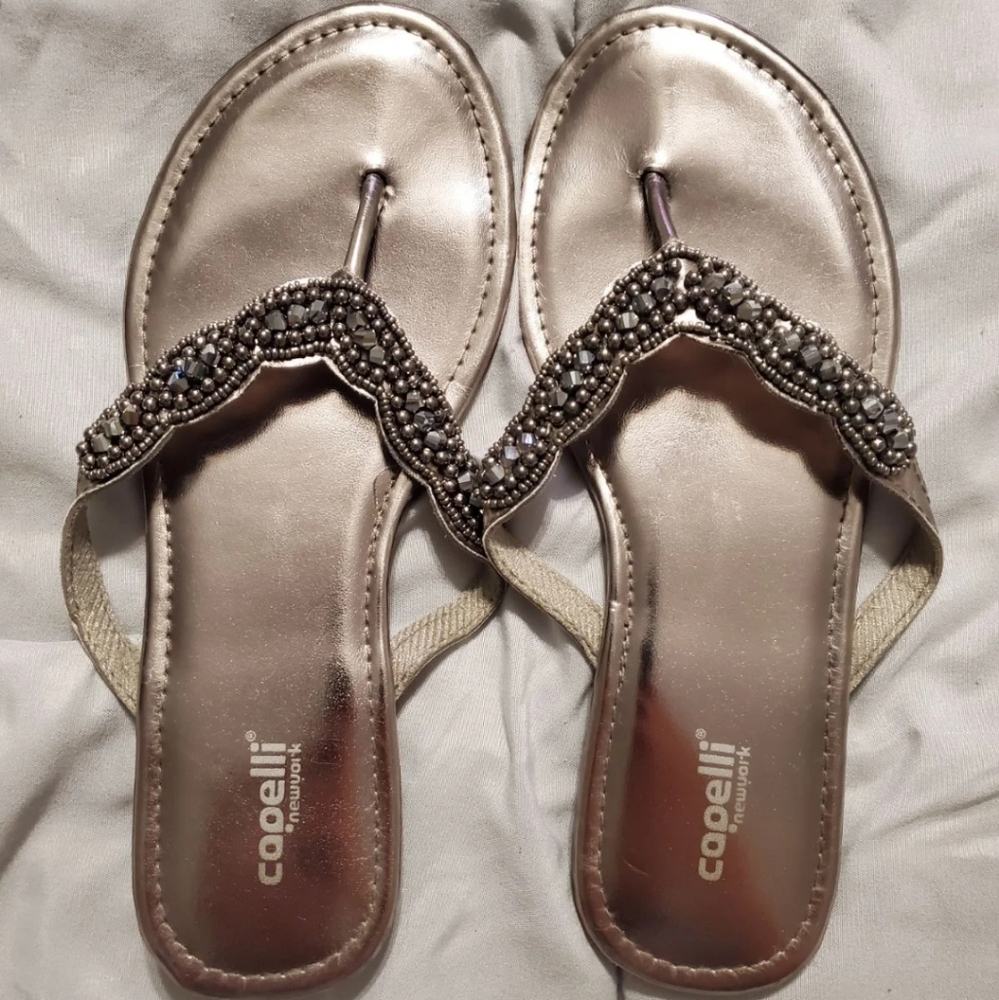 Beaded sandals by Capelli of New York